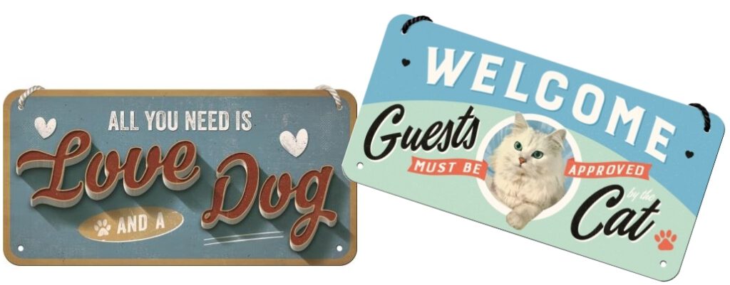 Nostalgic Art Uithangborden